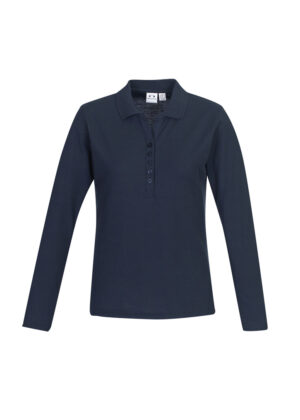 Ladies Crew Polo Long Sleeve