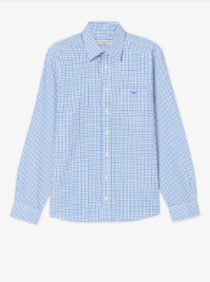 Collins Shirt - White Blue