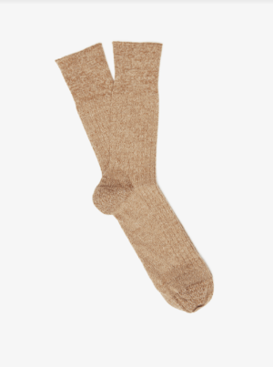 Gambier Ribbed Sock - Bone
