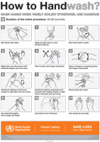 How to handwash poster